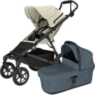  Thule Urban Glide 4 wheel MIDI set s korbou Soft beige sporťák + dark slate korbička