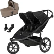  Thule Urban Glide DOUBLE set s korbou Tinted taupe