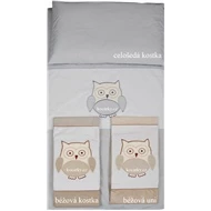 TOMI souprava povlečení Sova 3 dílná 