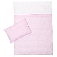  TRÄUMELAND Povlečení 100/135 + 40/60 cm Krone Rosa