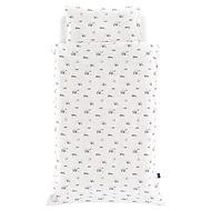  TRÄUMELAND povlečení Jersey 100/135 + 40/60 cm Little Farm Blau