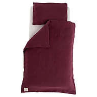  TRÄUMELAND Povlečení Musselin 100/135 + 40/60 cm Beerenrot
