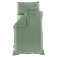  TRÄUMELAND Povlečení Musselin 100/135 + 40/60 cm Salbei Grün