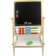 URW Dřevěná tabule s počítadlem Černá strana tabule