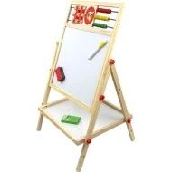 URW Dřevěná tabule s počítadlem Bílá tabule