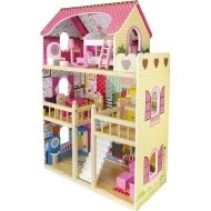 URW Dřevěný domeček pro panenky Bok domečku