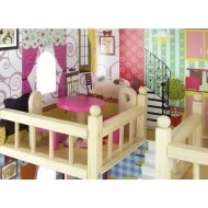 URW Dřevěný domeček pro panenky Detail jídelny