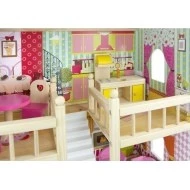 URW Dřevěný domeček pro panenky Detail kuchyně