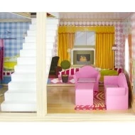 URW Dřevěný domeček pro panenky Detail obýváku