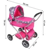 URW Kočárek pro panenky hluboký malý Rozměry kočárku pro panenky