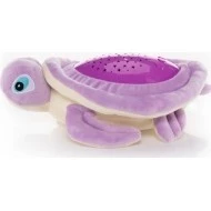 Zopa Plyšová hračka s projektorem Želva purple
