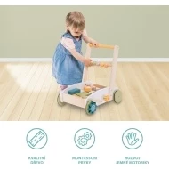 ZOPA Dřevěný vozík s kostkami - Zopa Dřevěný vozík s kostkami vlastnosti