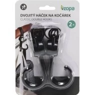 Zopa Dvojitý háček na kočárek 2 ks 
