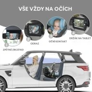 Zopa 2v1 zpětné zrcátko a držák na tablet 