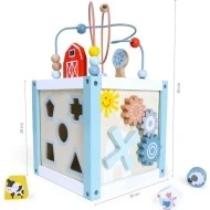 Zopa Dřevěná aktivity kostka (20cm)