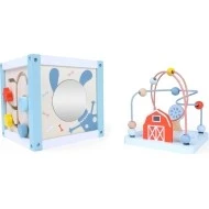 Zopa Dřevěná aktivity kostka (20cm)