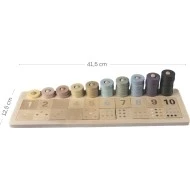 Zopa Dřevěná montessori hra počítání