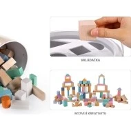 Zopa Dřevěný set kostky 100ks 