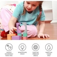 Zopa Dřevěný set kostky 100ks 