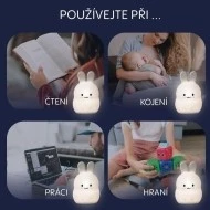 ZOPA Silikonová LED noční lampička vel. M Zopa silikonová LED noční lampička vel. M