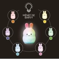 ZOPA Silikonová LED noční lampička vel. M Zopa silikonová LED noční lampička vel. M
