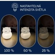ZOPA Silikonová LED noční lampička vel. M Zopa silikonová LED noční lampička vel. M