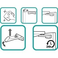 Zopa Zámek skříněk 2ks white 