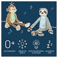 ZOPA plyšový usínáček s projektorem a melodiemi 