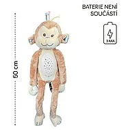 ZOPA plyšový usínáček s projektorem a melodiemi 