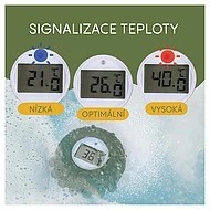 ZOPA silikonový digitální teploměr 2v1 