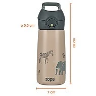 ZOPA Termoska na pití s pítkem 400 ml 