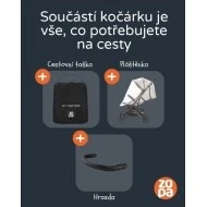  Zopa Sportovní kočárek Jet + kufřík Pack & Ride ZDARMA - 