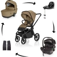  Zopa Set Move Cross 5 + autosedačka XM Plus i-Size Bundle Set Latte beige