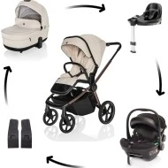  Zopa Set Move Cross 5 + autosedačka XM Plus i-Size Bundle Set Quartz beige