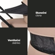  ZOPA SET Kočárek Move Cross 5X + fusak Fluffy + rukavice - 
