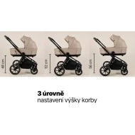  ZOPA SET Kočárek Move Cross 5X + fusak Fluffy + rukavice - 