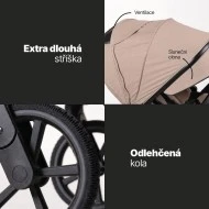 ZOPA SET Kočárek Move Cross 5X + autosedačka Baby-Safe Core 