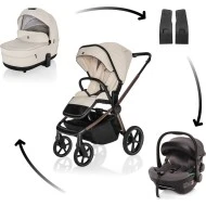  ZOPA SET Kočárek Move Cross 5X + autosedačka XM Plus i-Size Quartz beige