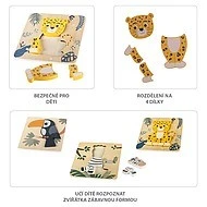 ZOPA Dřevěné puzzle malé 