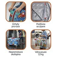 ZOPA Dětský kufřík na kolečkách Pack&Ride 