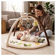  ZOPA Interaktivní hrací deka s hrazdou Cuddle Safari - 