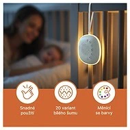 ZOPA Přenosný usínací modul Premium s LED světlem, bílým šumem a zvuky 