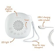 ZOPA Přenosný usínací modul Premium s LED světlem, bílým šumem a zvuky 