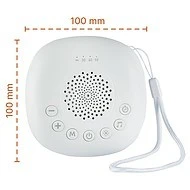 ZOPA Přenosný usínací modul Premium s LED světlem, bílým šumem a zvuky 
