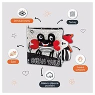 ZOPA Senzorická plyšová knížka 