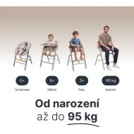 ZOPA Set 3 židlička Inspira 2 + novorozenecký set + houpací základna 