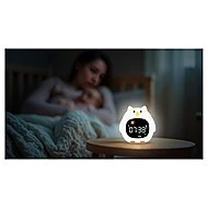  Zopa Silikonový dětský budík s nočním světlem a hudbou - 