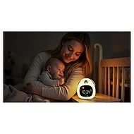  Zopa Silikonový dětský budík s nočním světlem a hudbou - 