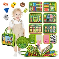  2Kids Toys Senzorická busy kniha Zvířátka