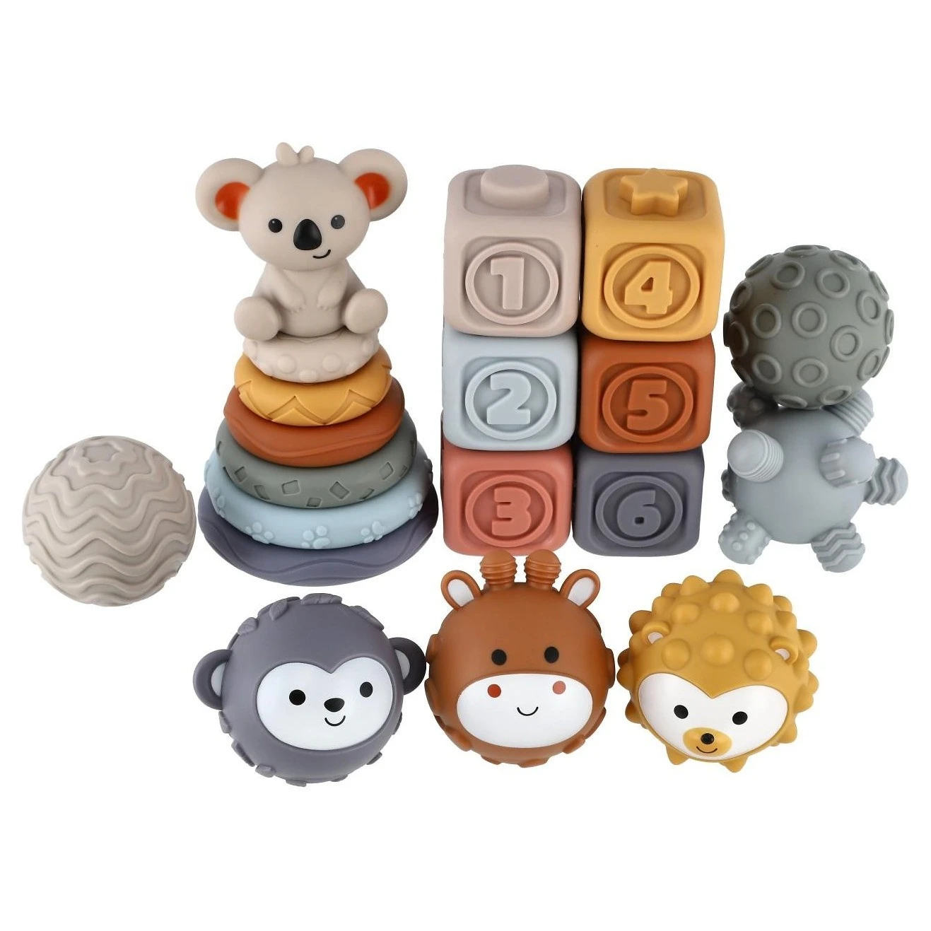 Babyted Sada skládanek s míčky 19 ks - 